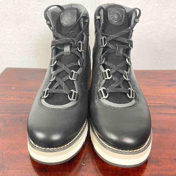 Cole Haan GrandExplore Waterproof Laceup Wedge Boots in Black Womens Size 6B - Picture 3 of 16